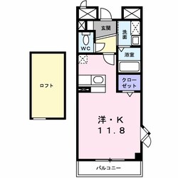 メゾン　ド　グラース　Ｎの物件間取画像